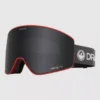 Dragon PXV2 Block Red (+Bonus Lens) Goggle -Peak Riders PXV2BlockRedBonusLensGoggle